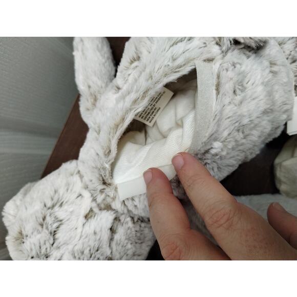 Argento 16" Microwaveable Plush Dog Taupe Heated Scented Includes Aroma Pouch - Picture 3 of 6